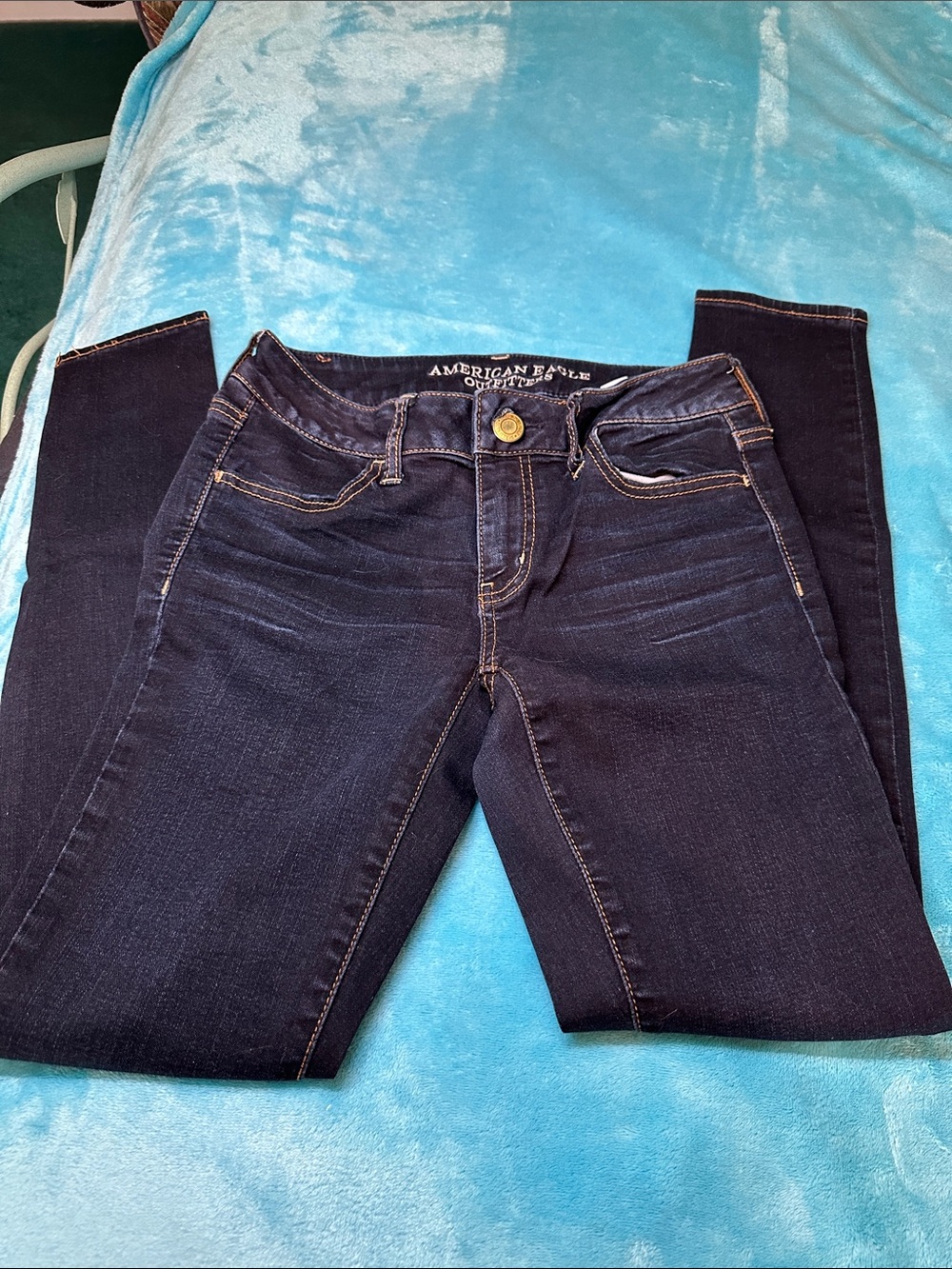 American Eagle Outfitters Dark Indigo Skinny Jeans